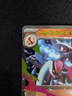 Mega Charizard X Ex Pokemon MEP 029 Black Star Promo - Image 2