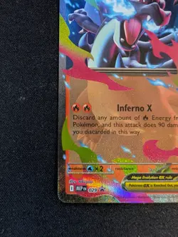 Mega Charizard X Ex Pokemon MEP 029 Black Star Promo - Image 5