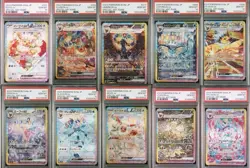 PSA 10 Terastal Festival Eevee Evolution SAR Complete Set Of 10 Pokemon Japanese - Image 2