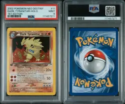 Pokemon Dark Tyranitar 11/105 PSA 9 Mint Neo Destiny 1st Edition Holo Rare 2002 - Image 3