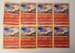 2022 Pokemon GO Charmander Common 008/078 LOT OF 8 - Image 1