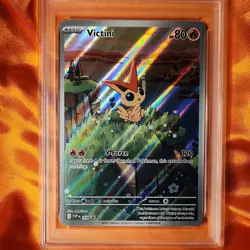 Victini 208 2025 Pokemon SVP EN Unova Victini Illustration Collection PSA 9 Mint - Image 3
