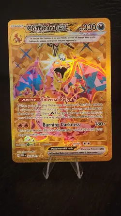 Charizard ex 228/197 Pokemon TCG Obsidian Flames Hyper Rare NM - Image 1