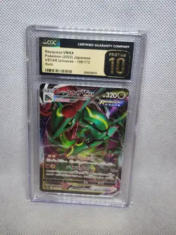 CGC 10 PRISTINE Rayquaza VMAX 108/172 Pokemon TCG 2022 VSTAR Universe - Image 1
