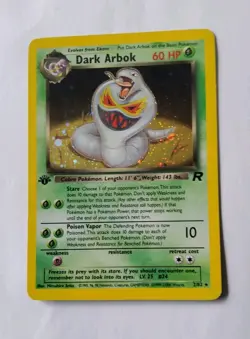 Pokemon Dark Arbok 1st Edition Team Rocket 2/82 LP - Image 3