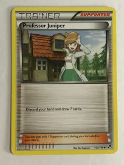 Pokemon TCG Black & White Professor Juniper 101/114 Near Mint - Image 1