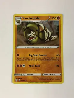 Pokemon TCG Battle Styles Cosmos Holographic w Swirl Sandaconda 082/163 NM #1 - Image 1
