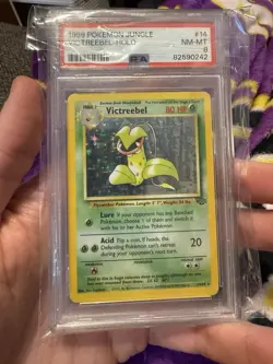 1999 Pokemon Jungle Unlimited 14/64 Victreebel Holo Rare PSA 8 NM-MT - Image 1
