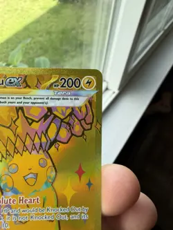 Pokemon Pikachu ex 179/131 Hyper Rare Gold Full Art Prismatic Evolutions NM - Image 5