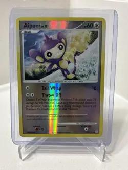 Pokemon TCG 70/123 Mysterious Treasures Rev Holo Aipom FREE SHIPPING - Image 1