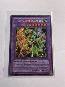 Yugioh - Elemental Hero Plasma CT04-EN006 Secret Rare - Image 2