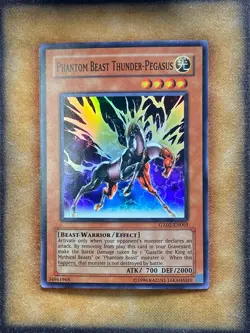 Yugioh Phantom Beast Thunder-Pegasus GX02-EN003 Super Rare NM - Image 1