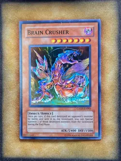 Yugioh Brain Crusher GX03-EN001 Super Rare LP - Image 1