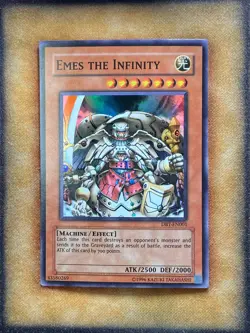 Yugioh Emes the Infinity DBT-EN001 Super Rare NM - Image 1