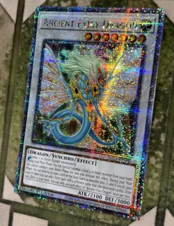 YuGiOh ANCIENT FAIRY DRAGON Quarter Century Secret Rare RA01-EN030 - Image 1