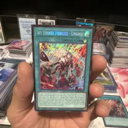 Konami Yu-Gi-Oh! TCG Sky Striker Mobilize-Linkage! Spell 1st Edition Holo - Image 1