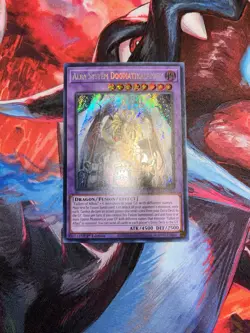 Yugioh! Alba System Dogmatikalamity BLMM-EN011 Secret Rare 1st Edition Near Mint - Image 1