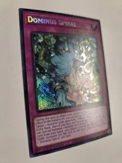 Dominus Spiral DOOD-EN079 Secret Rare Yugioh 1st Edition Doom of Dimensions Mint - Image 2