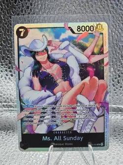 2026 One Piece Ms. All Sunday OP14-084 SR The Azure Sea's Seven Foil Super Rare - Image 1