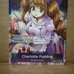 One Piece TCG English OP08-067 Charlotte Pudding Alt Art Parallel (A2) - Image 3