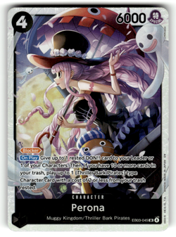 Perona (045) EB03-045 Foil SR Extra Booster: One Piece Heroines Edition NM - Image 1