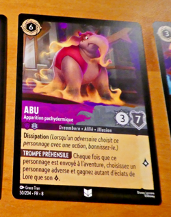 LORCANA TRADING CARD GAME TCG DISNEY CHAPITRE 8 CARTE ABU 50/204 FR MINT 2025 - Image 1