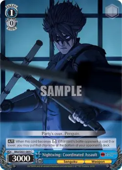 Nightwing: Coordinated Assault #BNJ/SX01-089 C NM - Weiss Schwarz Batman Ninja - Image 1