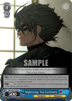Nightwing: Tea Ceremony #BNJ/SX01-076 U NM - Weiss Schwarz Batman Ninja - Image 1
