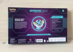 Pokemon VAPOREON VMAX PREMIUM COLLECTION TCG Card Box, Sealed - Image 2
