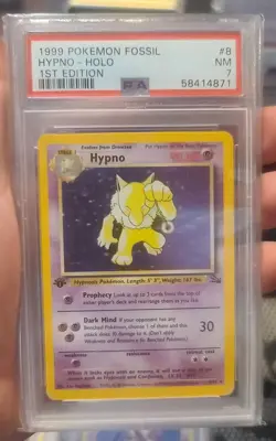 Psa Graded Pokemon Lot 3 Cards Shadowless Mewtwo, Base Set 2 Mewtwo, Hypno Holo - Image 3