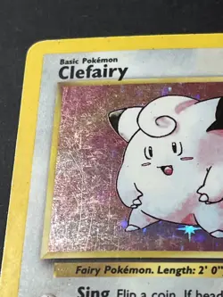 clefairy 5/102 base set holo rare pokemon card - Image 4