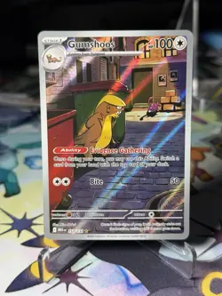 Gumshoos 153/132 Mega Evolution - Illustration Rare Pokemon Card - NM - Image 1