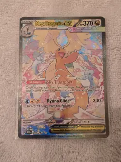 Pokemon Mega Dragonite EX Full Art Holo Card 290/217 ASC Pokemon TCG - Image 1