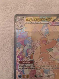 Pokemon Mega Dragonite EX Full Art Holo Card 290/217 ASC Pokemon TCG - Image 2