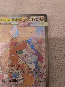 Pokemon Mega Dragonite EX Full Art Holo Card 290/217 ASC Pokemon TCG - Image 3