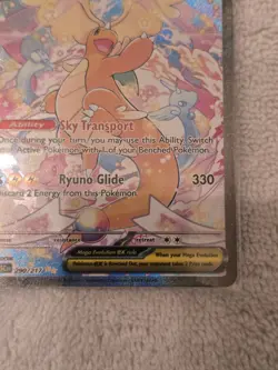 Pokemon Mega Dragonite EX Full Art Holo Card 290/217 ASC Pokemon TCG - Image 4