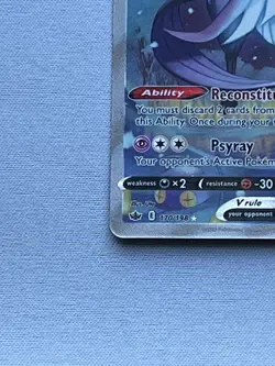Galarian Articuno v - Alternate Full Art Card 170/198 - Pokemon Chilling Reign - Image 4