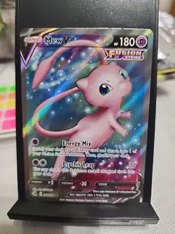 Pokemon Mew v Full Art Holo Ultra Rare TCG Card 250/264 Fusion Strike - Image 1