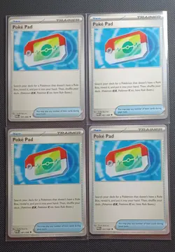 Pokemon TCG x4 Pokepad Pokemon Cards Perfect Order- NM playset - Image 1