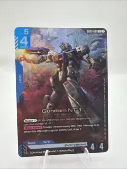 Gundam Card Game Gundam NT-1 GD03-001 LR - Steel Requiem - Image 1