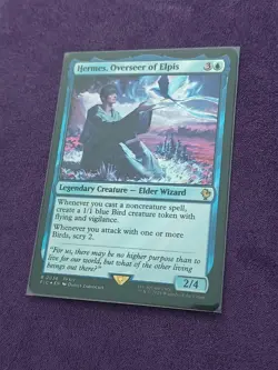 Hermes, Overseer of Elpis (Surge Foil) #36 (NM) Final Fantasy FIC Magic MTG - Image 2