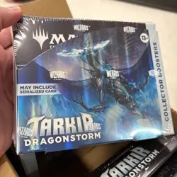 MTG Tarkir: Dragonstorm Collector Booster Box Magic: The Gathering New Sealed - Image 1