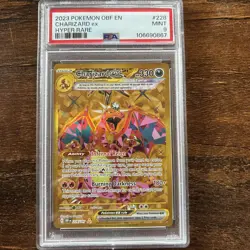 Pokemon TCG Charizard ex Hyper Rare SV03 Obsidian Flames Holo PSA 9 #228/197 - Image 1