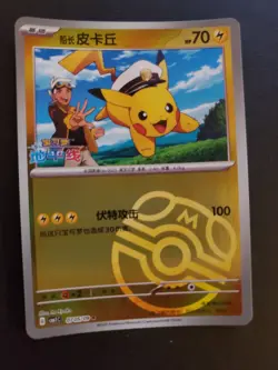 captain pikachu chinese Set Of 2 Masterball And Star Holo Pokemon Gem Horizons - Image 2