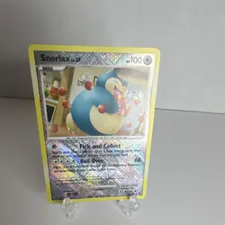 LP Pokemon TCG Snorlax 033/111 League Promo Reverse Holo Basic 100HP English - Image 1