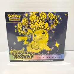 Surging Sparks Pokemon Center Elite Trainer Box - Scarlet & Violet - Sealed Box - Image 1