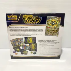 Surging Sparks Pokemon Center Elite Trainer Box - Scarlet & Violet - Sealed Box - Image 2