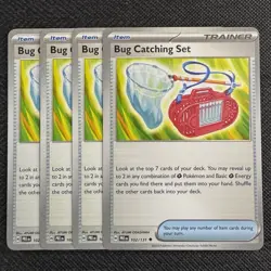 4x Bug Catching Set | Prismatic Evolution | 102/131 NM | Pokemon TCG Playset - Image 1