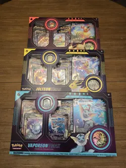 Pokemon TCG Eeveelution VMAX Premium Collection Set of 3 New Sealed - Image 1