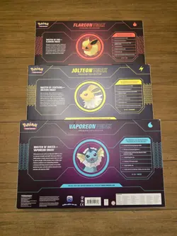 Pokemon TCG Eeveelution VMAX Premium Collection Set of 3 New Sealed - Image 2